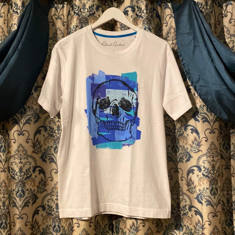 Robert Graham Men’s t-shirt S/P White